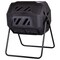 43-Gallon Outdoor Compost Tumbler with Easy Rotation and Ventilation System